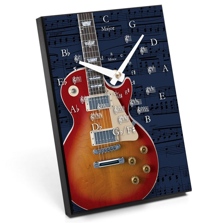 Circle of Fifths & Instrument Desk Clock