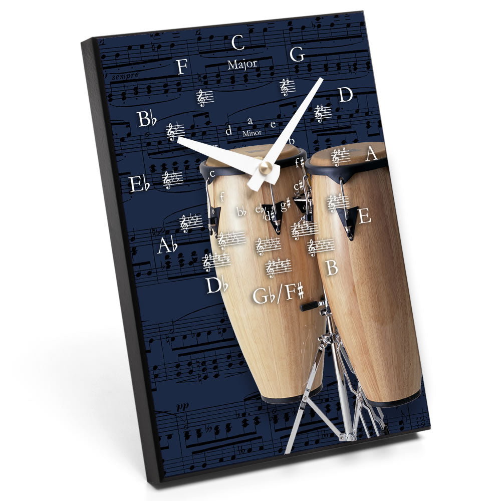 Circle of Fifths & Instrument Design Desk Clock