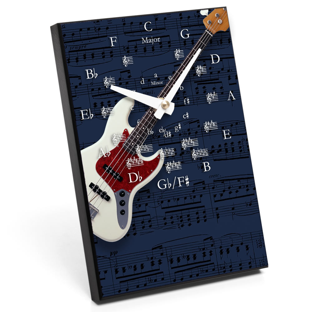Circle of Fifths & Instrument Design Desk Clock