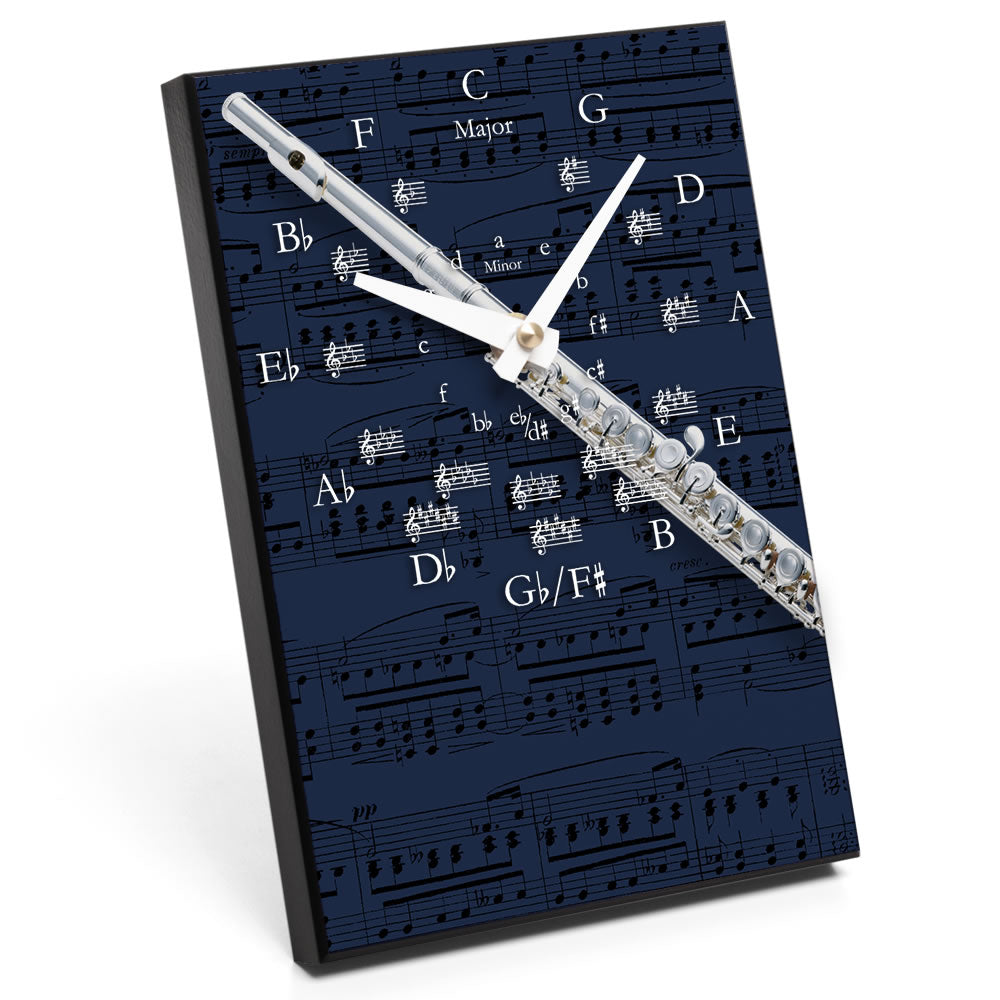 Circle of Fifths & Instrument Design Desk Clock