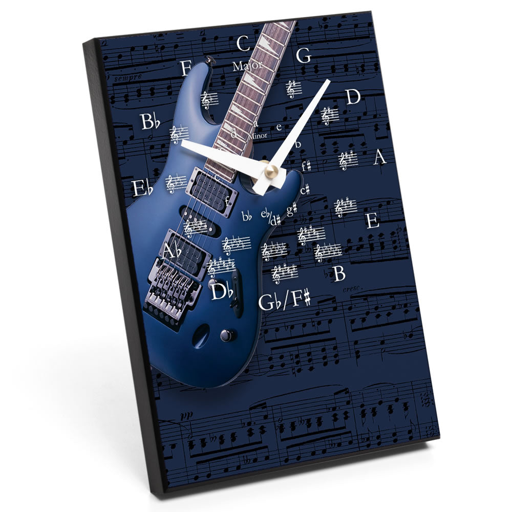Circle of Fifths & Instrument Design Desk Clock
