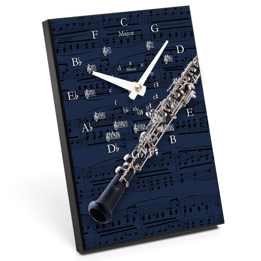 Circle of Fifths & Instrument Design Desk Clock