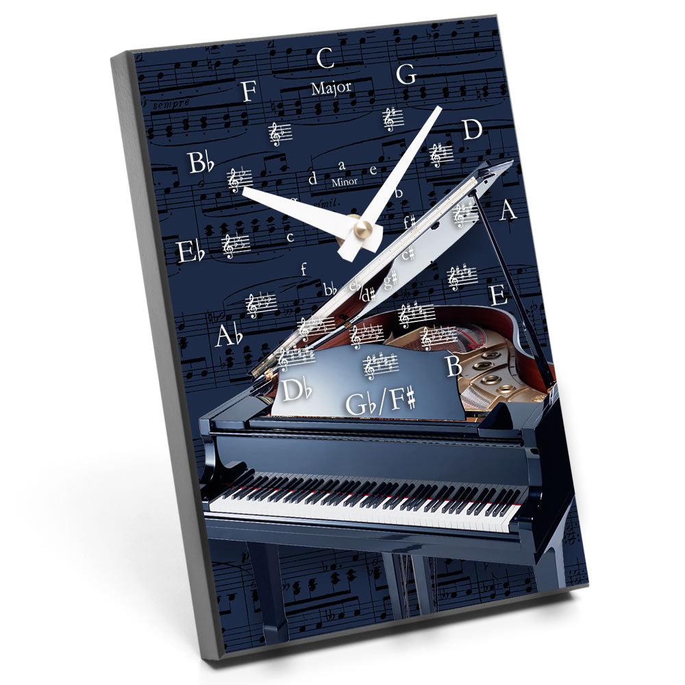 Circle of Fifths & Instrument Design Desk Clock