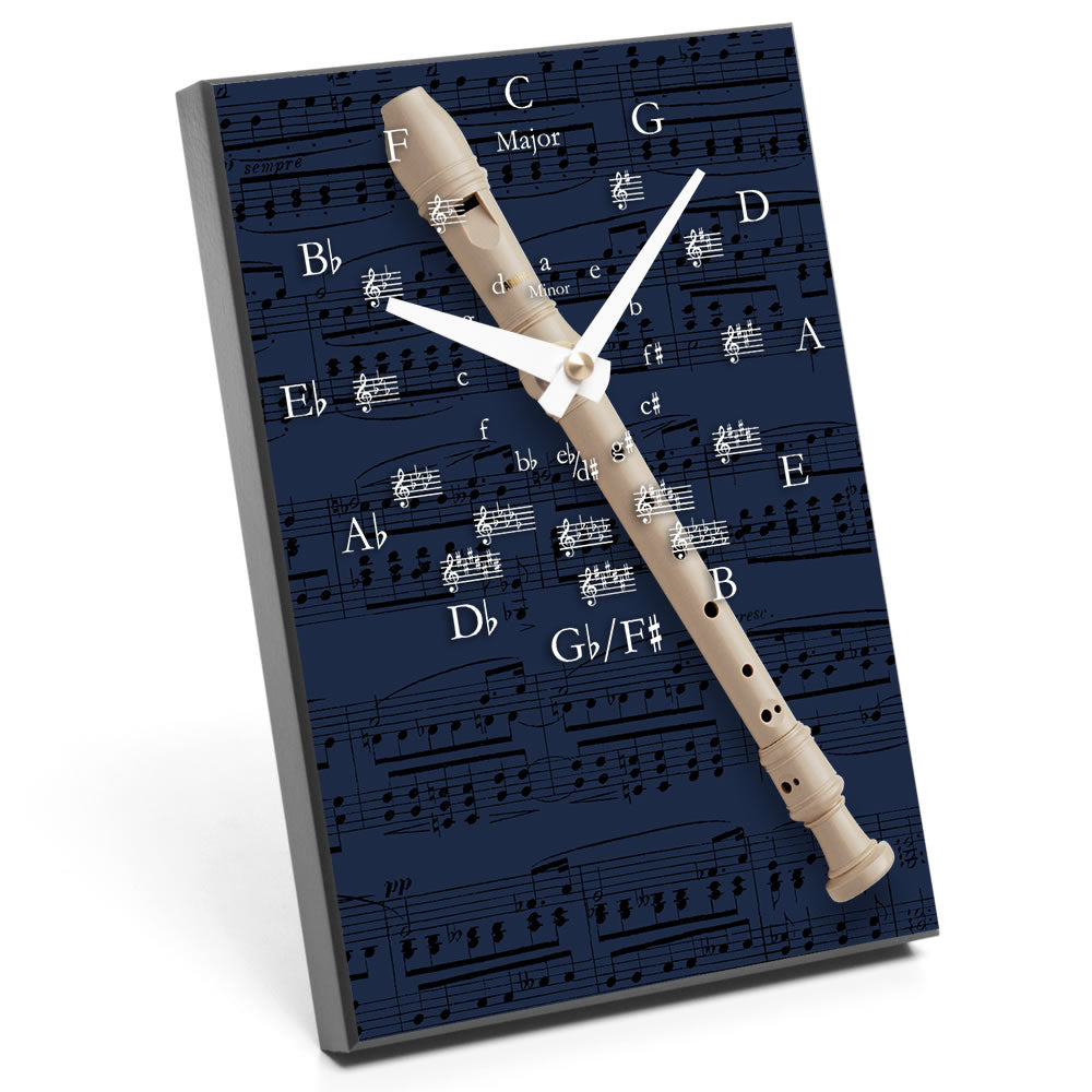 Circle of Fifths & Instrument Design Desk Clock