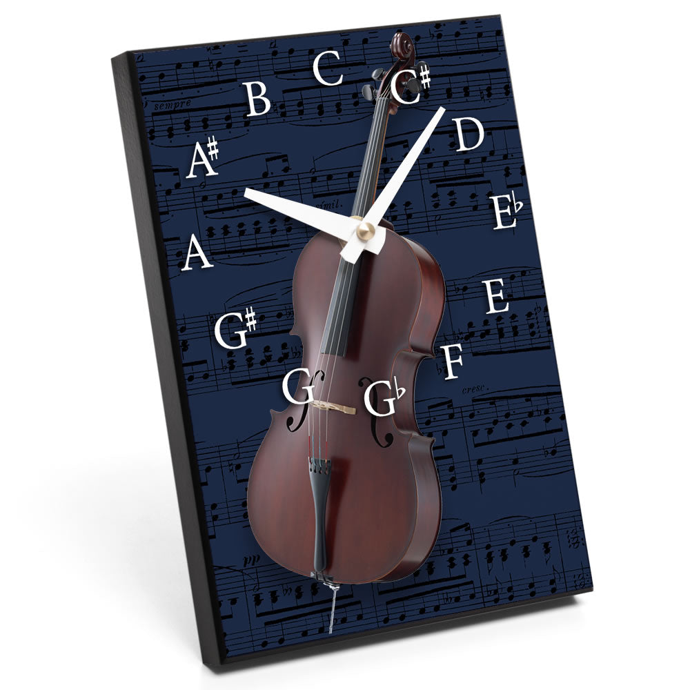 Chromatic Scale & Instrument Design Desk Clock