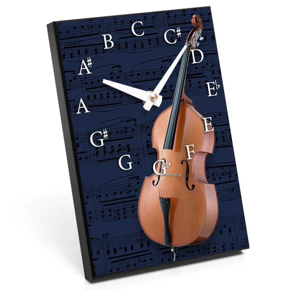 Chromatic Scale & Instrument Design Desk Clock