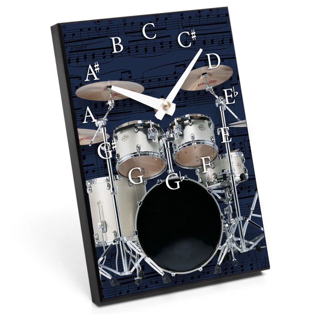 Chromatic Scale & Instrument Design Desk Clock
