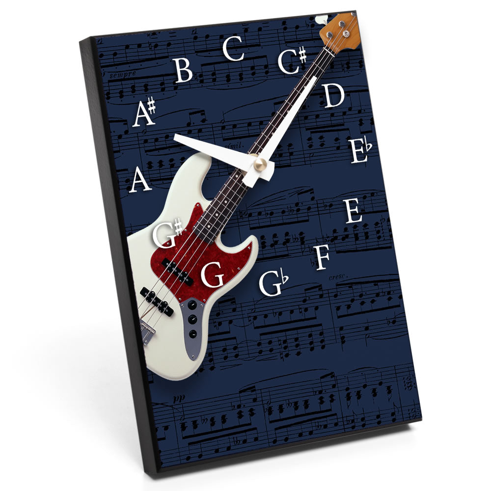 Chromatic Scale & Instrument Design Desk Clock