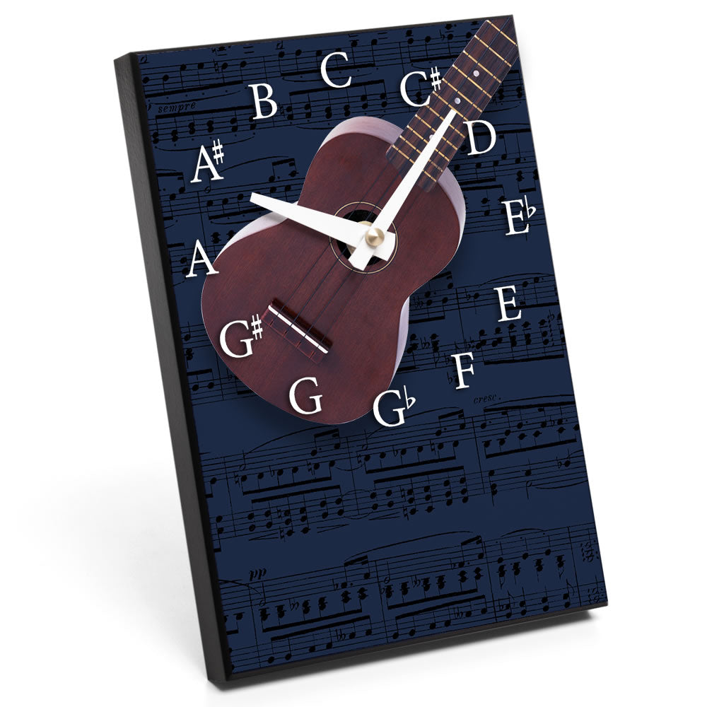 Chromatic Scale & Instrument Design Desk Clock