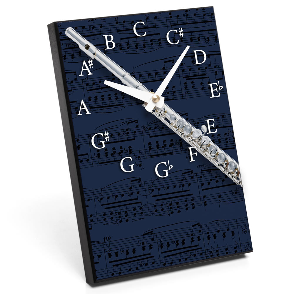 Chromatic Scale & Instrument Design Desk Clock