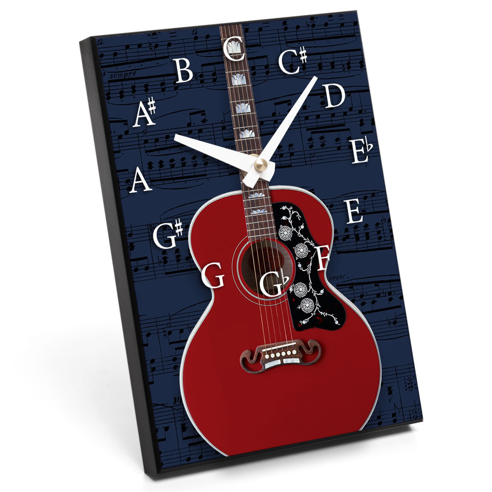 Chromatic Scale & Instrument Design Desk Clock