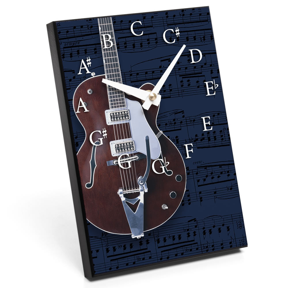 Chromatic Scale & Instrument Design Desk Clock