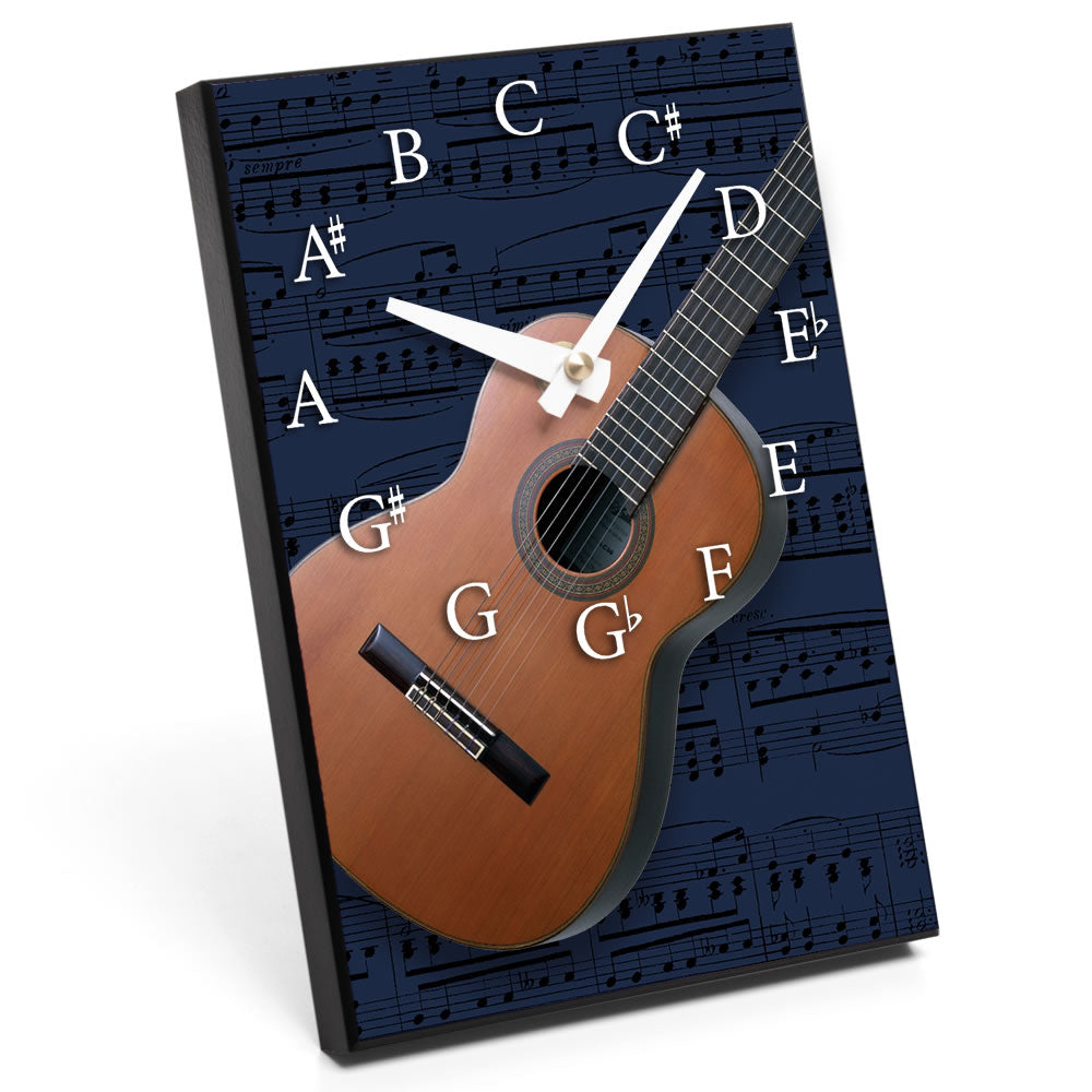 Chromatic Scale & Instrument Design Desk Clock