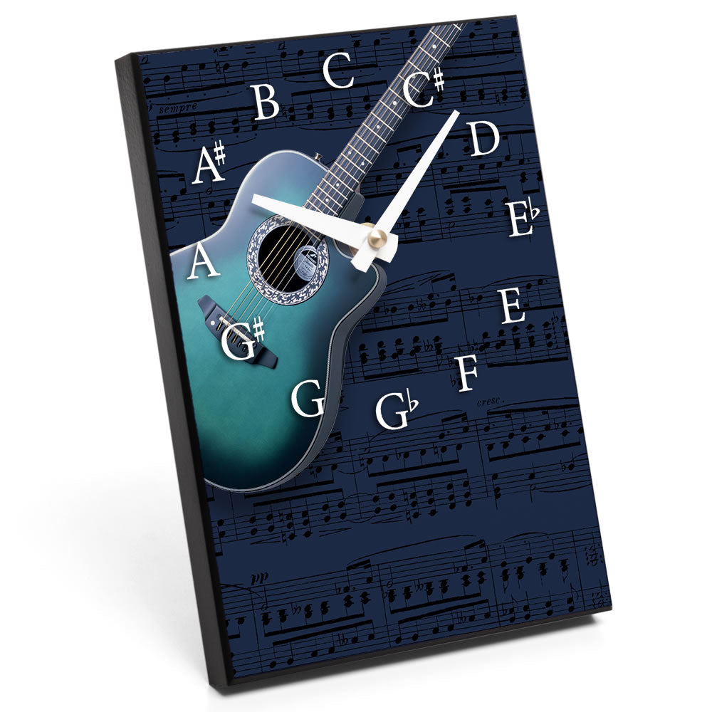 Chromatic Scale & Instrument Design Desk Clock