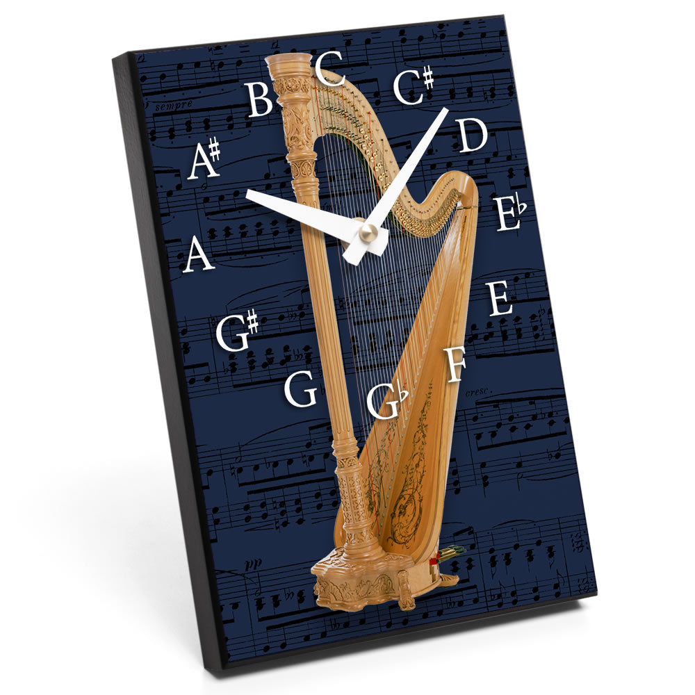 Chromatic Scale & Instrument Design Desk Clock