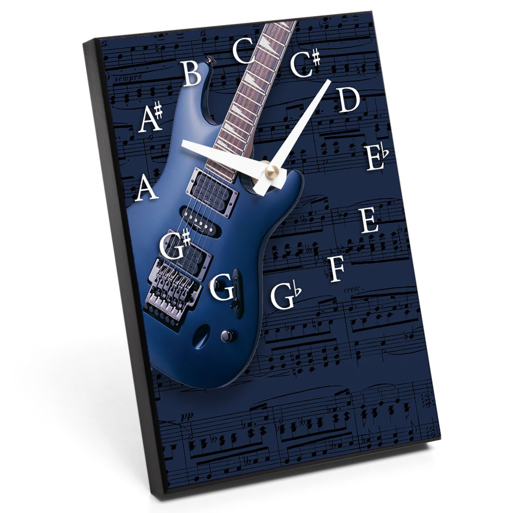 Chromatic Scale & Instrument Design Desk Clock