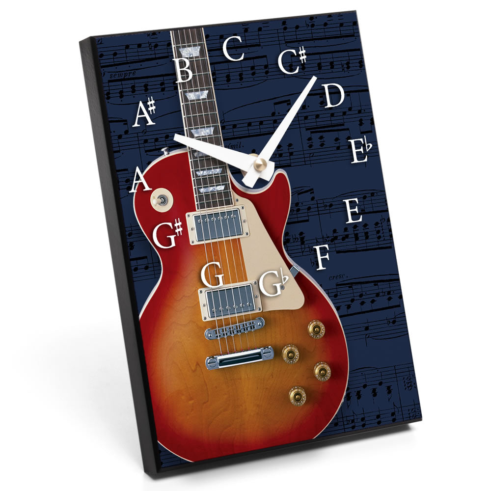 Chromatic Scale & Instrument Design Desk Clock