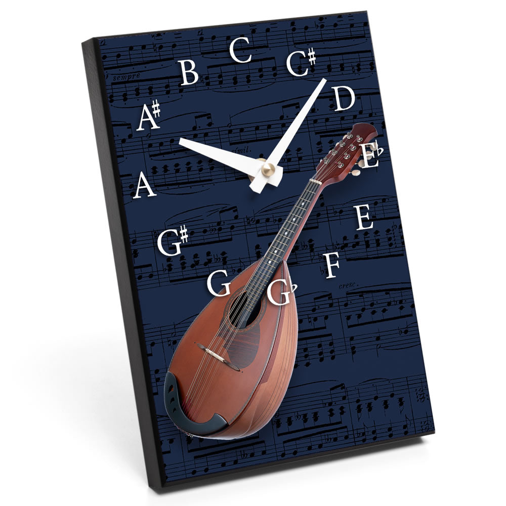 Chromatic Scale & Instrument Design Desk Clock