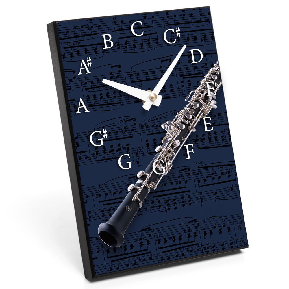 Chromatic Scale & Instrument Design Desk Clock