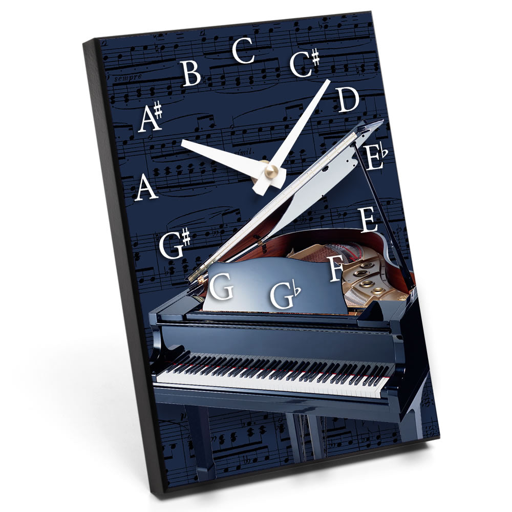 Chromatic Scale & Instrument Design Desk Clock
