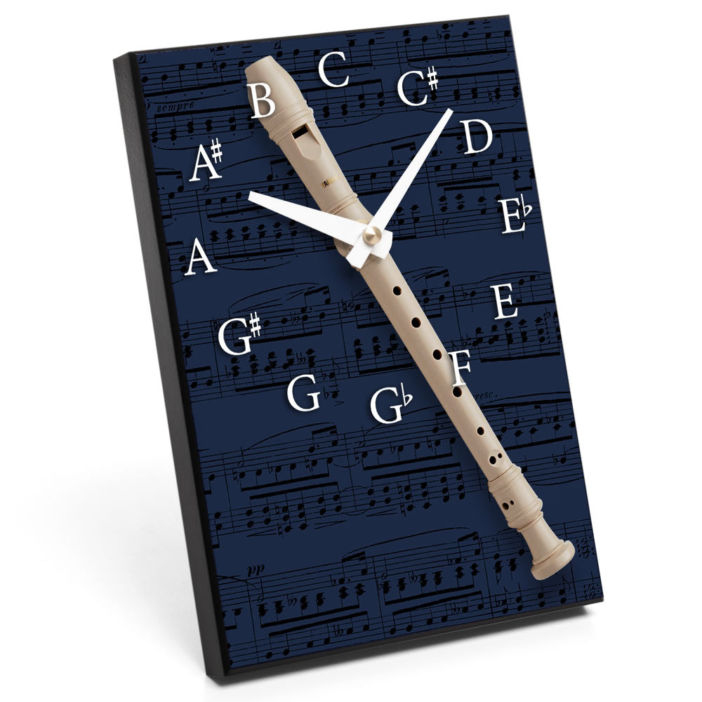 Chromatic Scale & Instrument Design Desk Clock