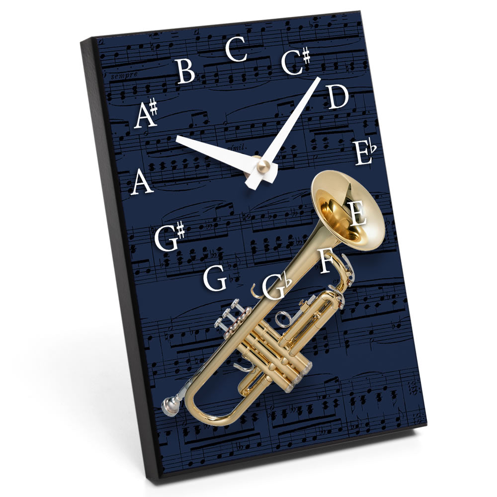 Chromatic Scale & Instrument Design Desk Clock