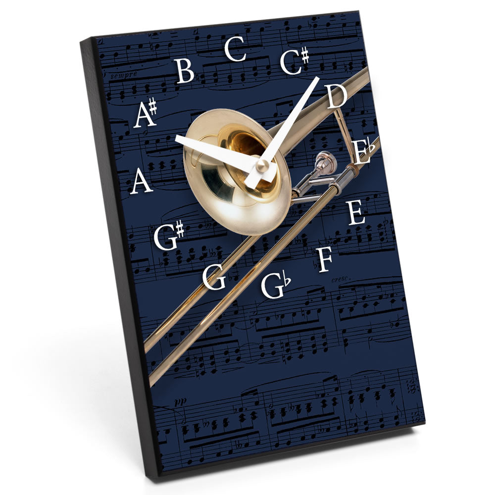 Chromatic Scale & Instrument Design Desk Clock