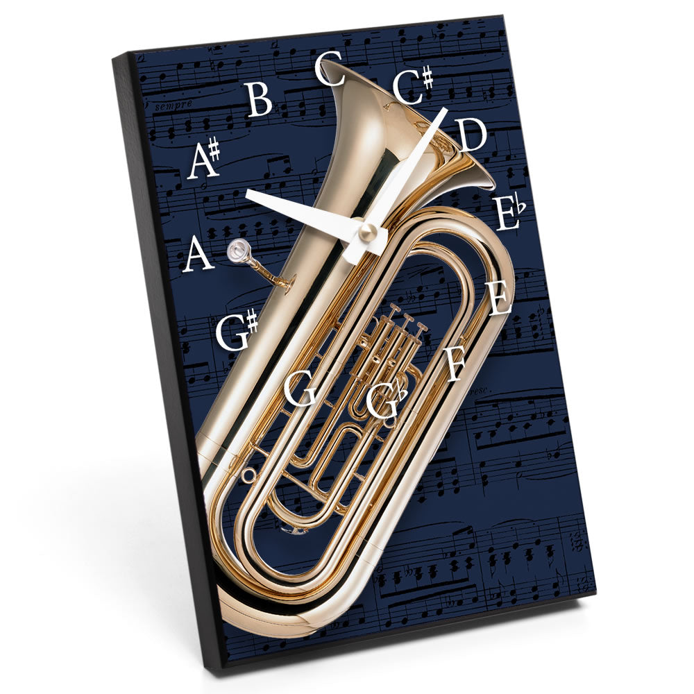 Chromatic Scale & Instrument Design Desk Clock