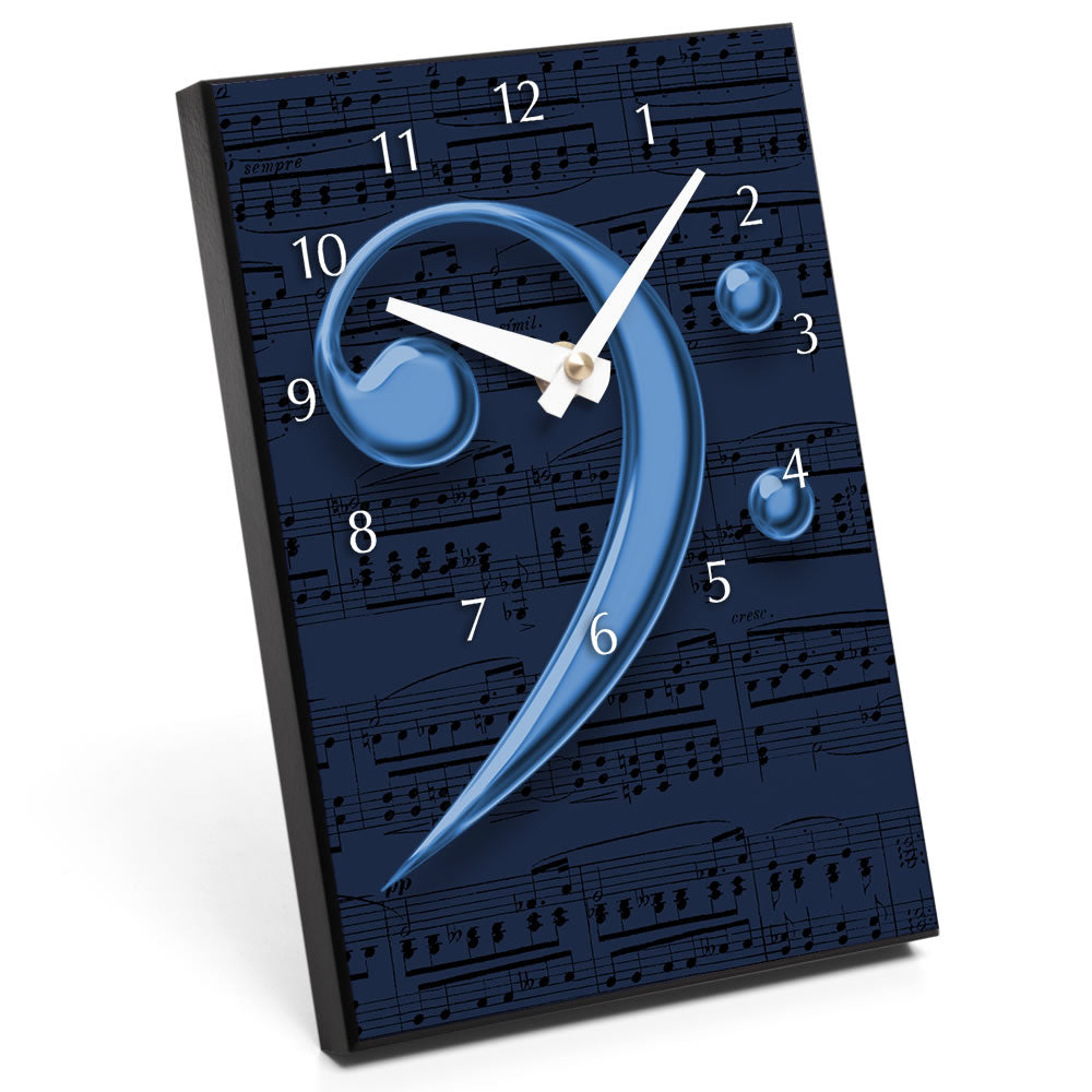 Hour-Numerals & Instrument Design Desk Clock