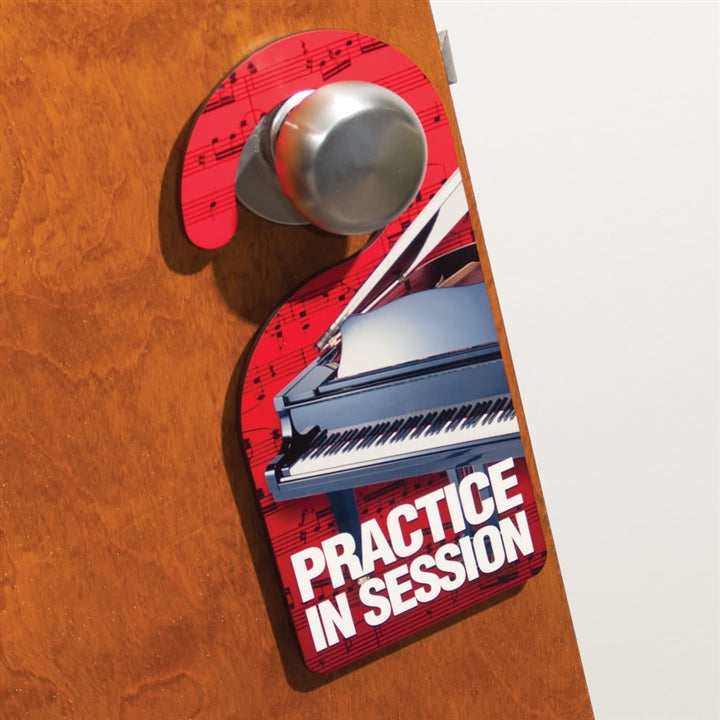 'Practice in Session' Door Hanger