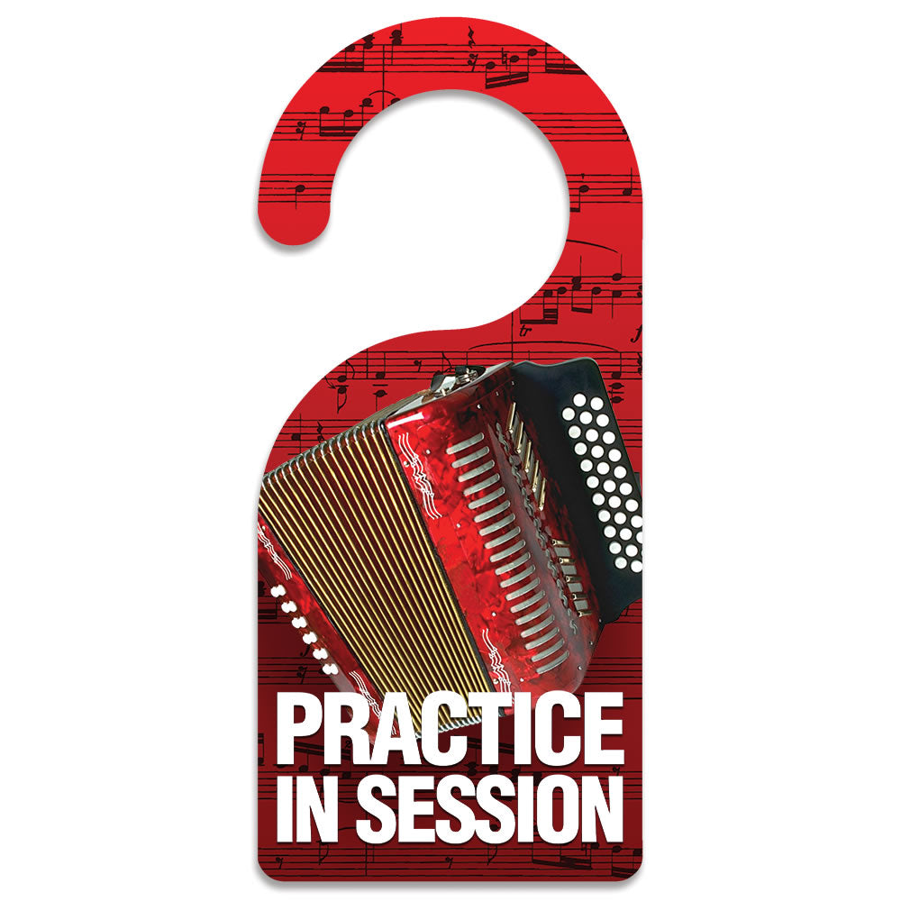 Practice Session Door Hanger