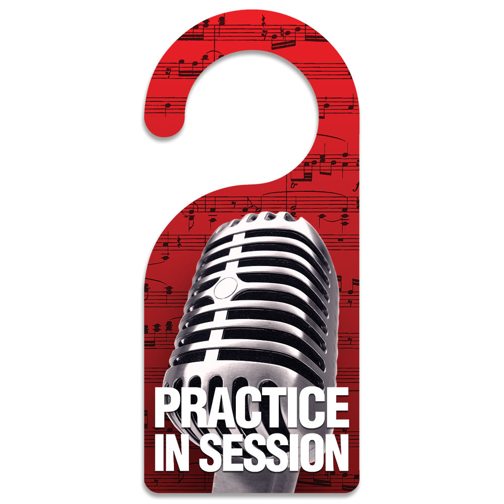 'Practice in Session' Door Hanger