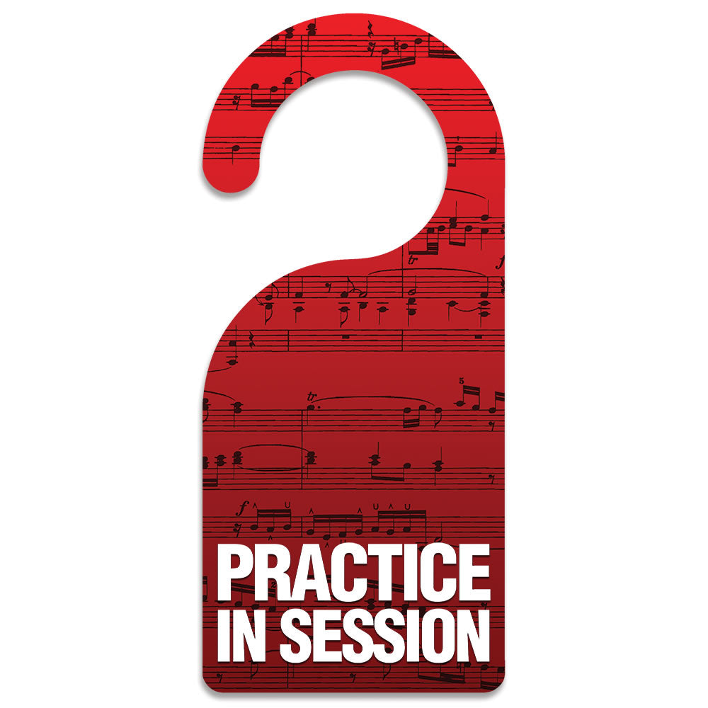 'Practice in Session' Door Hanger
