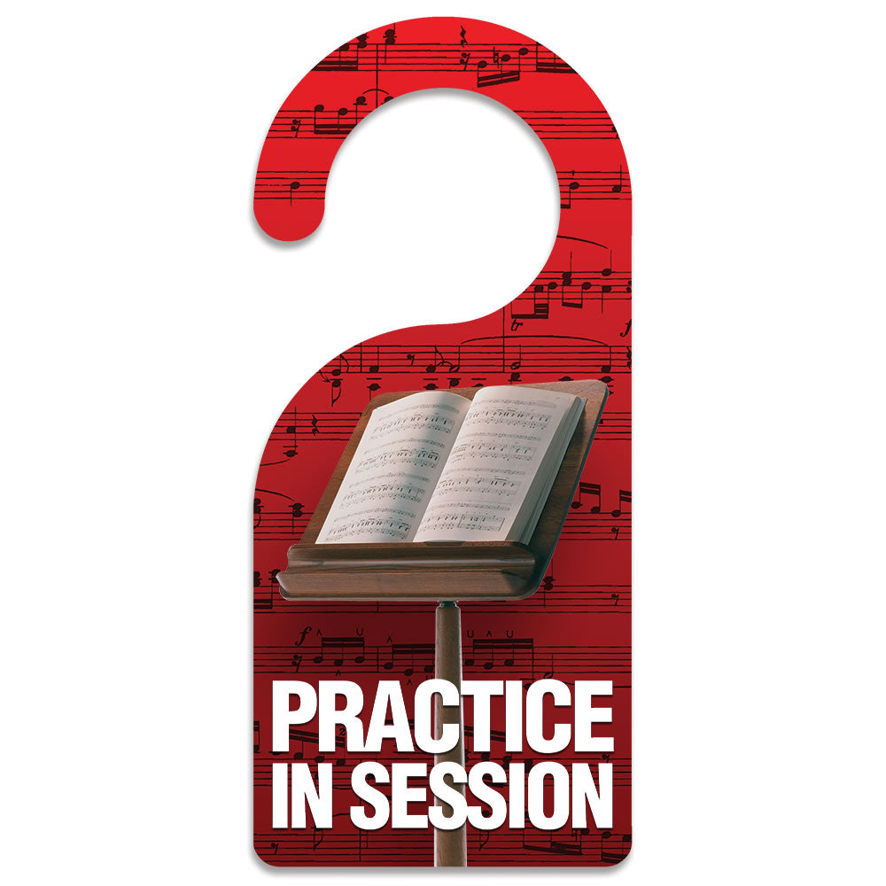 'Practice in Session' Door Hanger