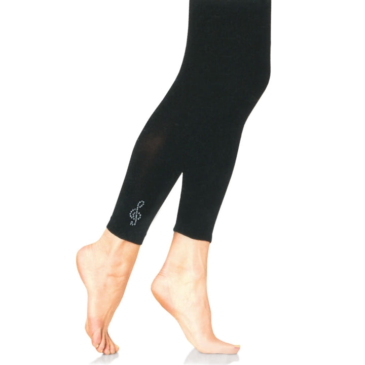 Treble Clef Ladies' Footless Tights