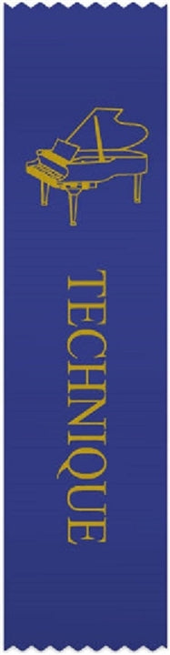 Dark Blue Piano 'Technique' Ribbons