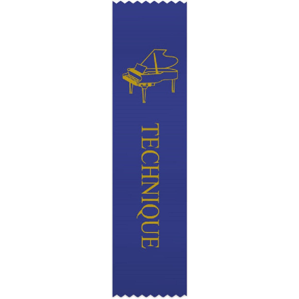 Dark Blue Piano 'Technique' Ribbons, Set of 10