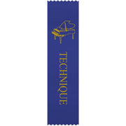 Dark Blue Piano 'Technique' Ribbons, Set of 10