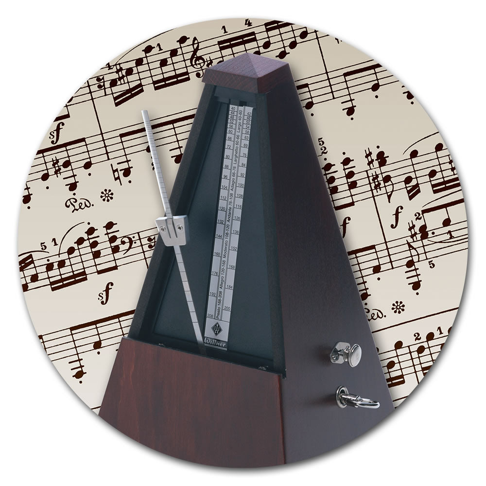 Round Music Instrument Mouse Pad