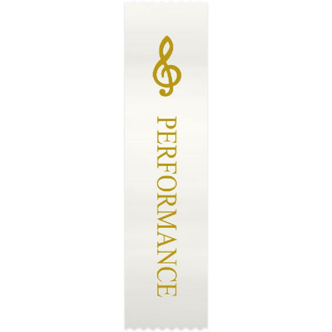 G-Clef White 'Performance' Ribbons, Set of 10