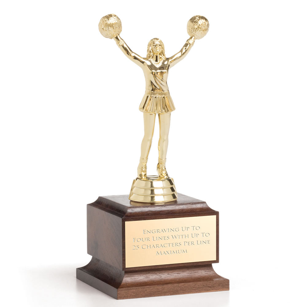 Deluxe Wood Base Music Trophy