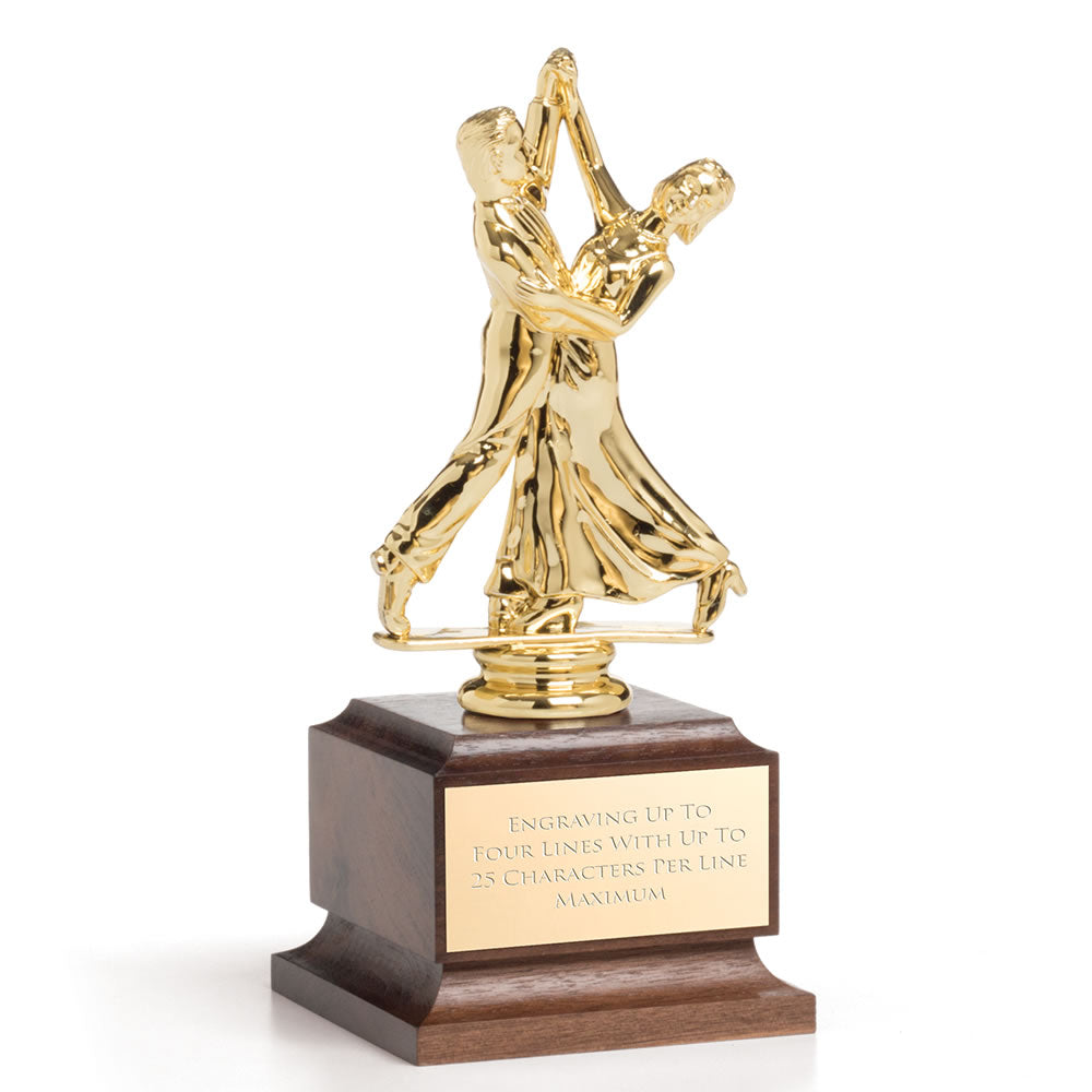 Deluxe Wood Base Music Trophy