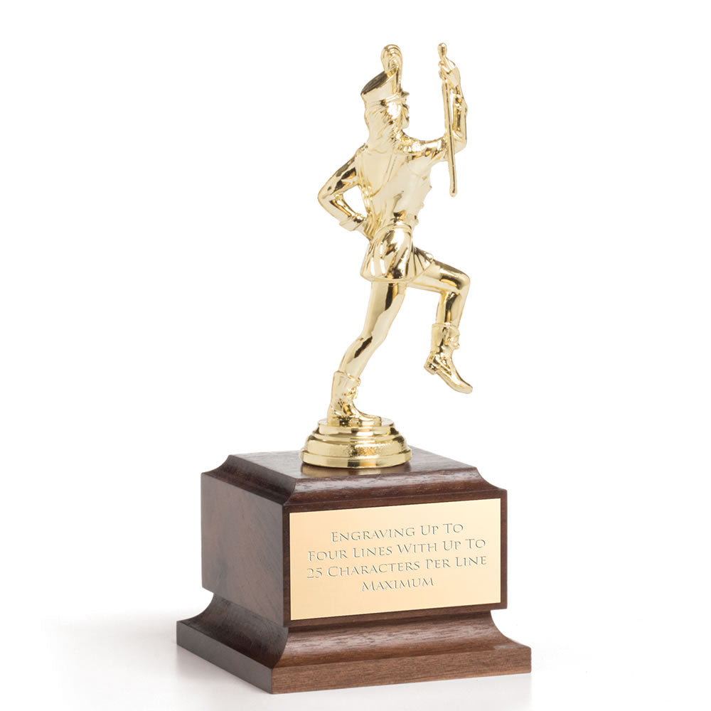 Deluxe Wood Base Music Trophy