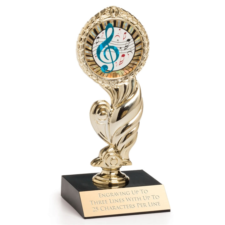 Waves Column Trophy
