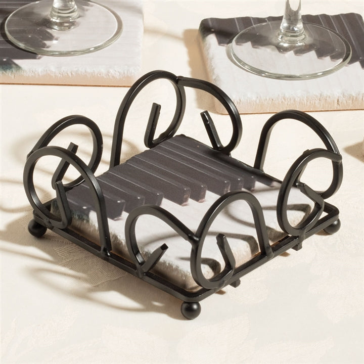 Wrought Iron Coasters Rack at The Music Stand