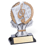 G-Clef & Wreath Music Trophy
