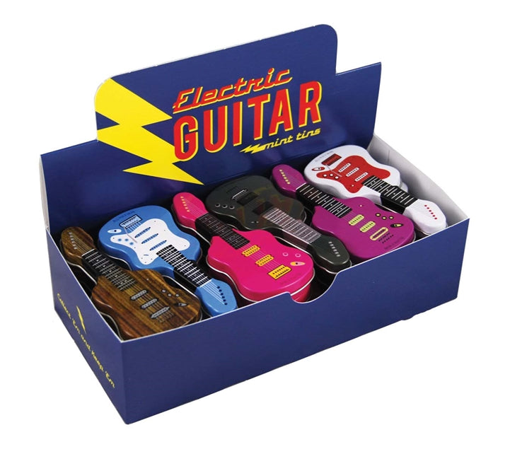 Electric Guitar Slide Tin with Peppermints