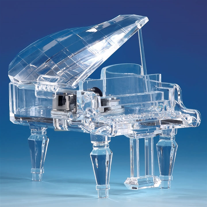 Crystal Grand Piano Music Box