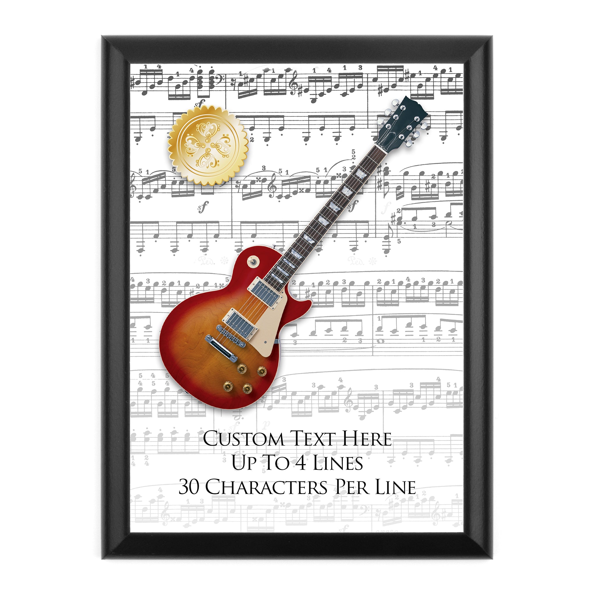 Personalized Music Award Wall Plaque