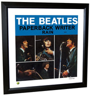 Beatles 'Paperback Writer' Framed Lithograph
